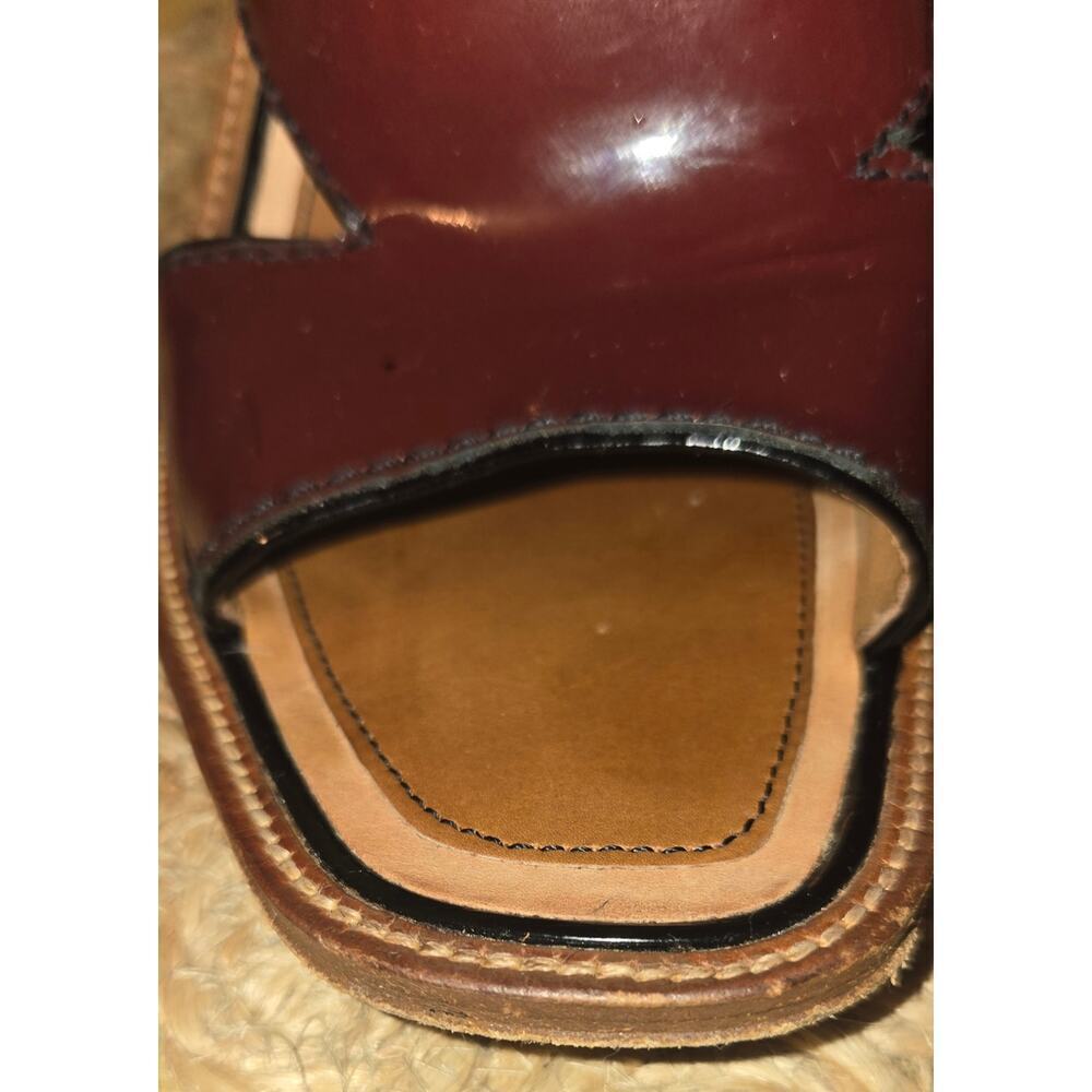 Prada Patent Leather Slingback Sandals Size EU 36 1/2 - US Size 6 - Picture 12 of 16